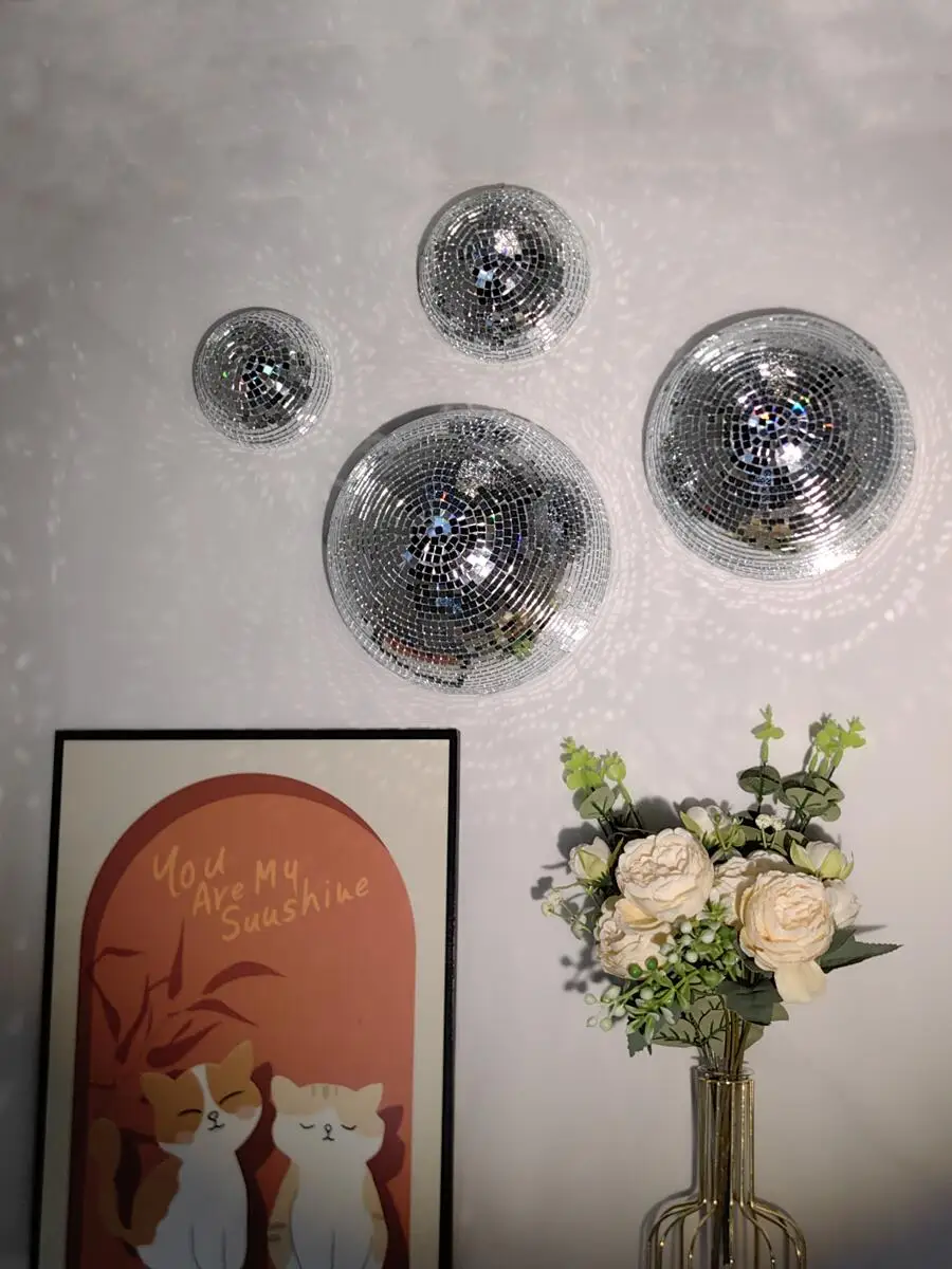 Disco Ball Mirror - 새로운 벽 디스코볼 미러 디자인 메탈릭