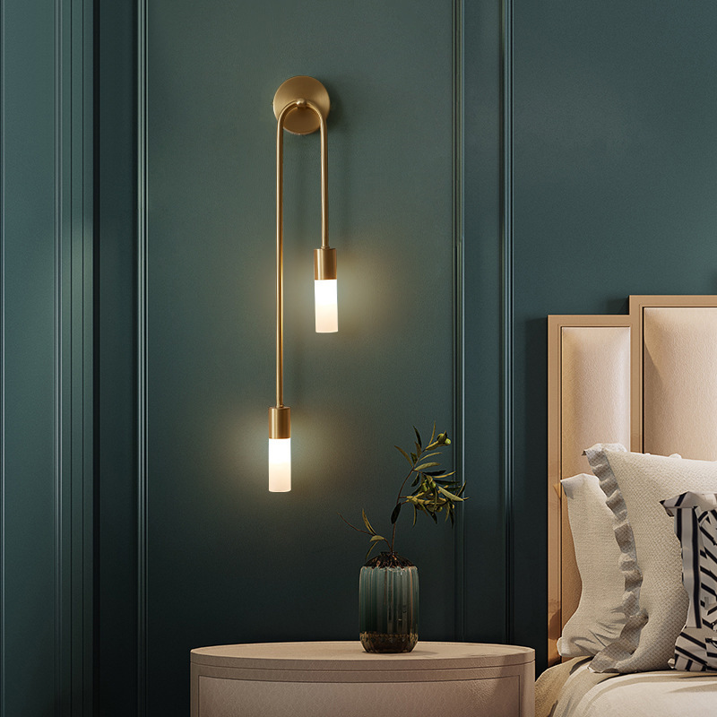 Lighting Decoration On Wall - 레트로 배경 거실 통로 침실 램프