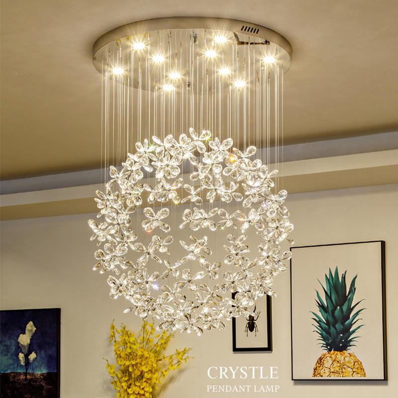 Lighting Home Decor Items - 럭셔리 크리스탈 샹들리에 현대식 천장 샹들리에