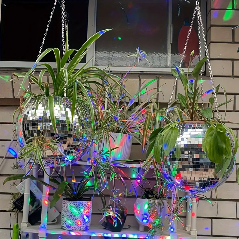 Disco Ball Mirror - 독특한 손으로 제작된 보헤미안풍 걸이형 디스코