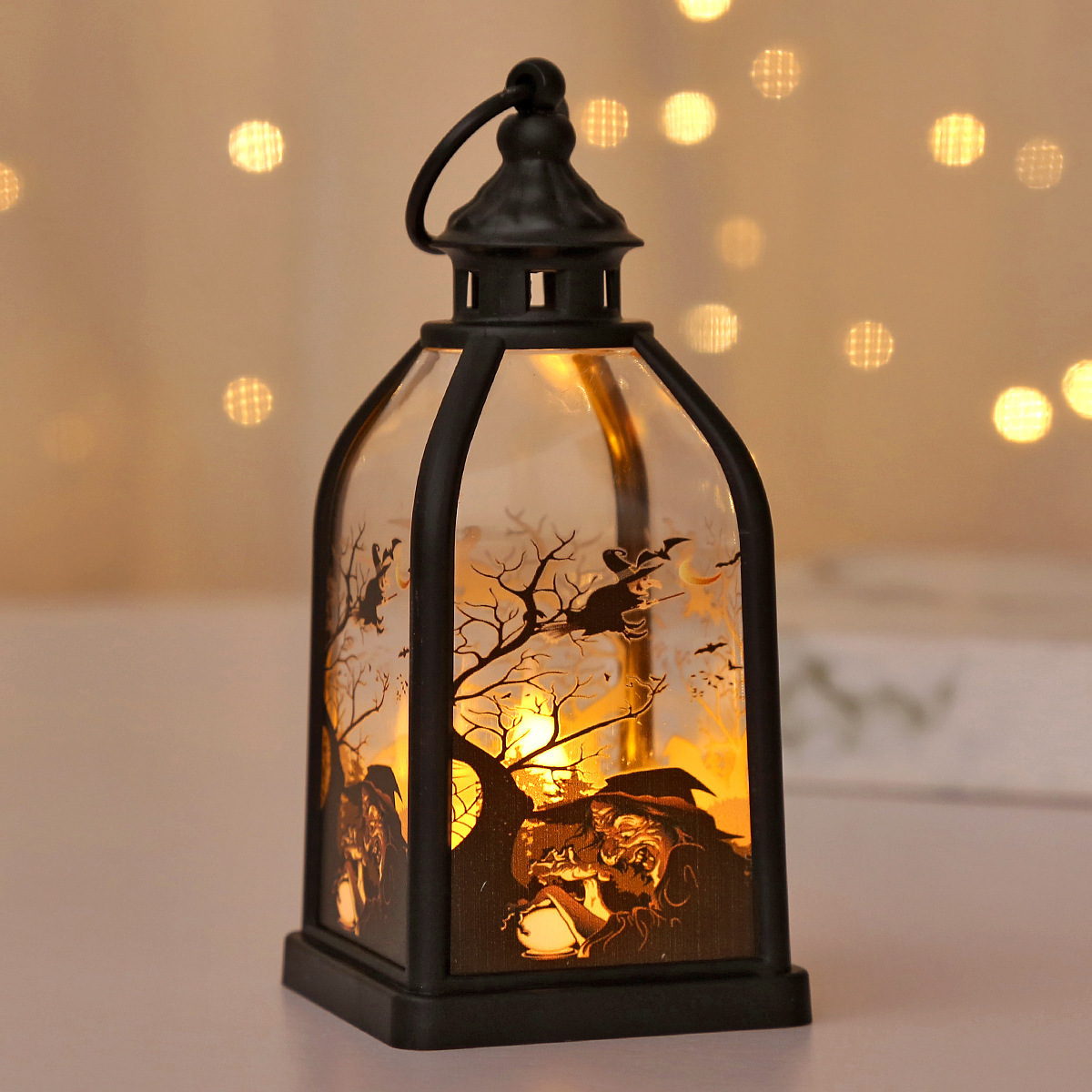 Lighting Decor For House - 유령 성 호박 LED 불꽃 랜턴