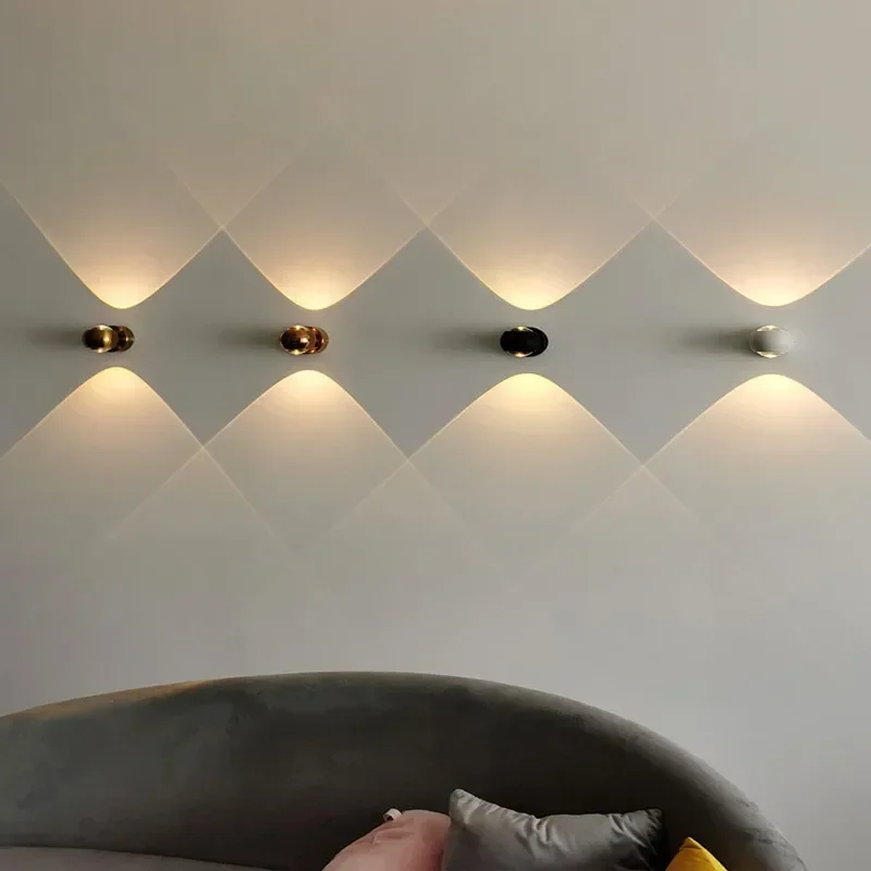 Lighting Decoration On Wall - 북유럽 디자이너 현대 미술 알루미늄 유리