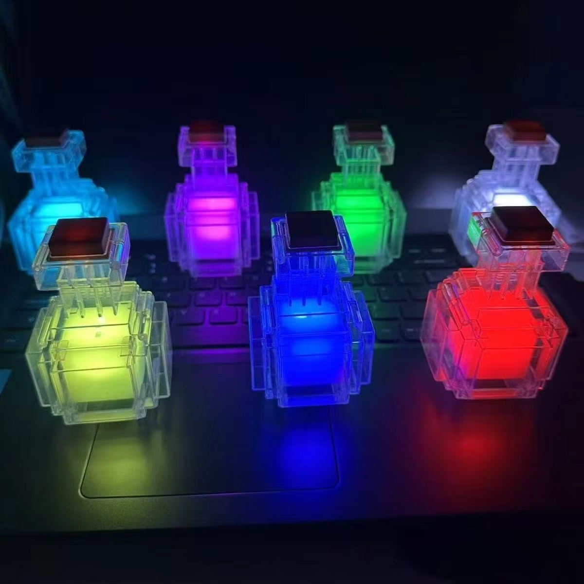 Lighting Home Decor Items - 충전식 포션 병 모양 LED 무드등