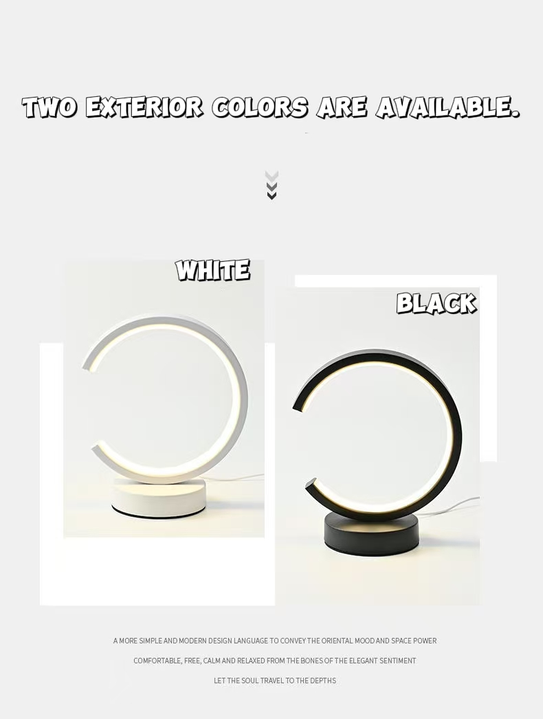Lighting Table Decor - 20CM LED 간단한 원형 링 테이블