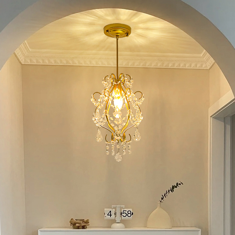 Lighting Home Decor Items - 미국 크리스탈 작은 샹들리에 중세 스타일