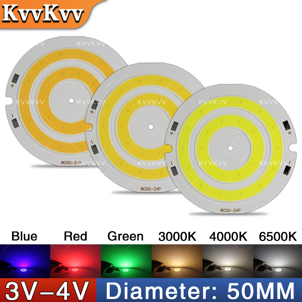 Lighting Decor For House - 3V 4V 원형 COB LED 램프