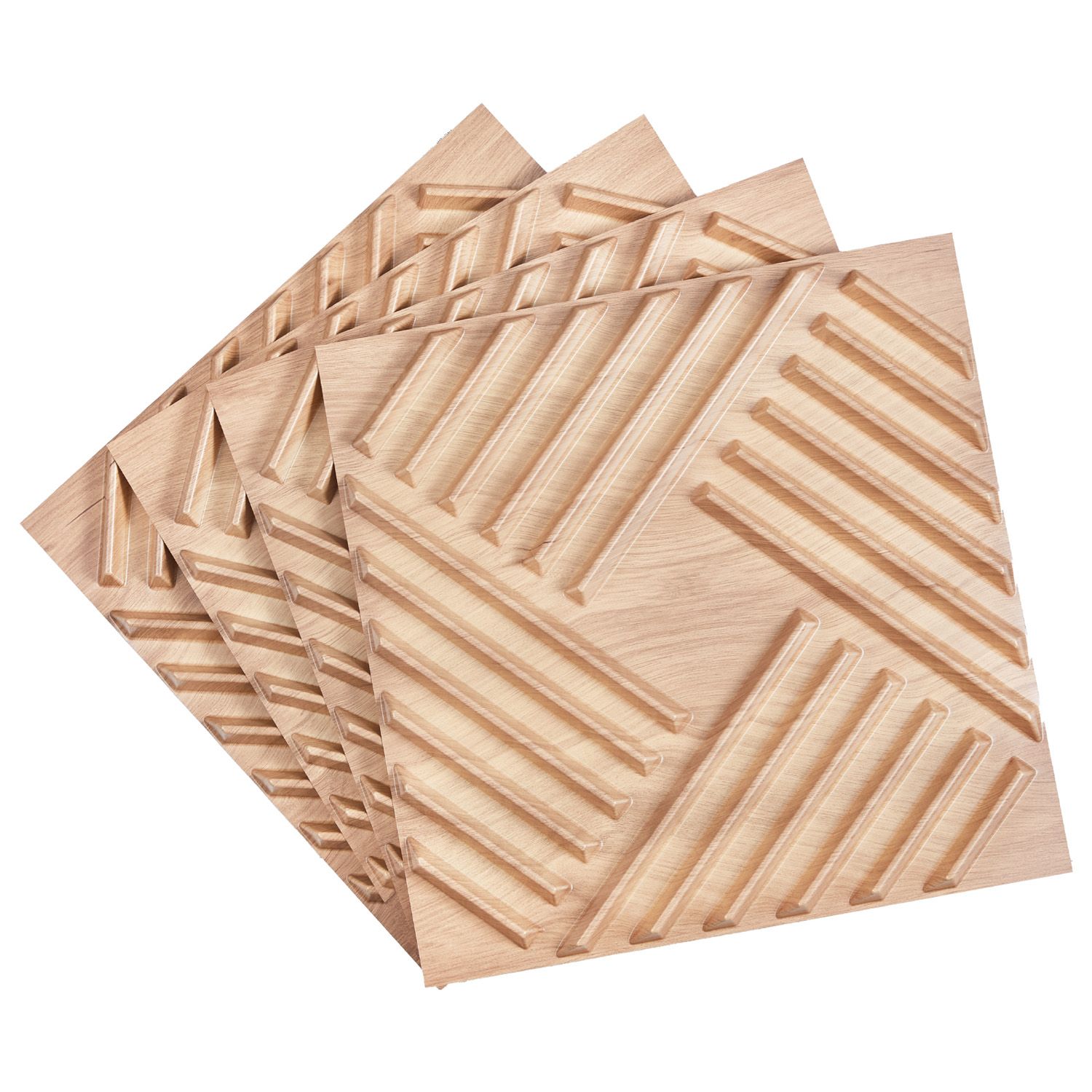 Decor Lighting Pack - 3D 벽 패널, 12개입 19.7 x