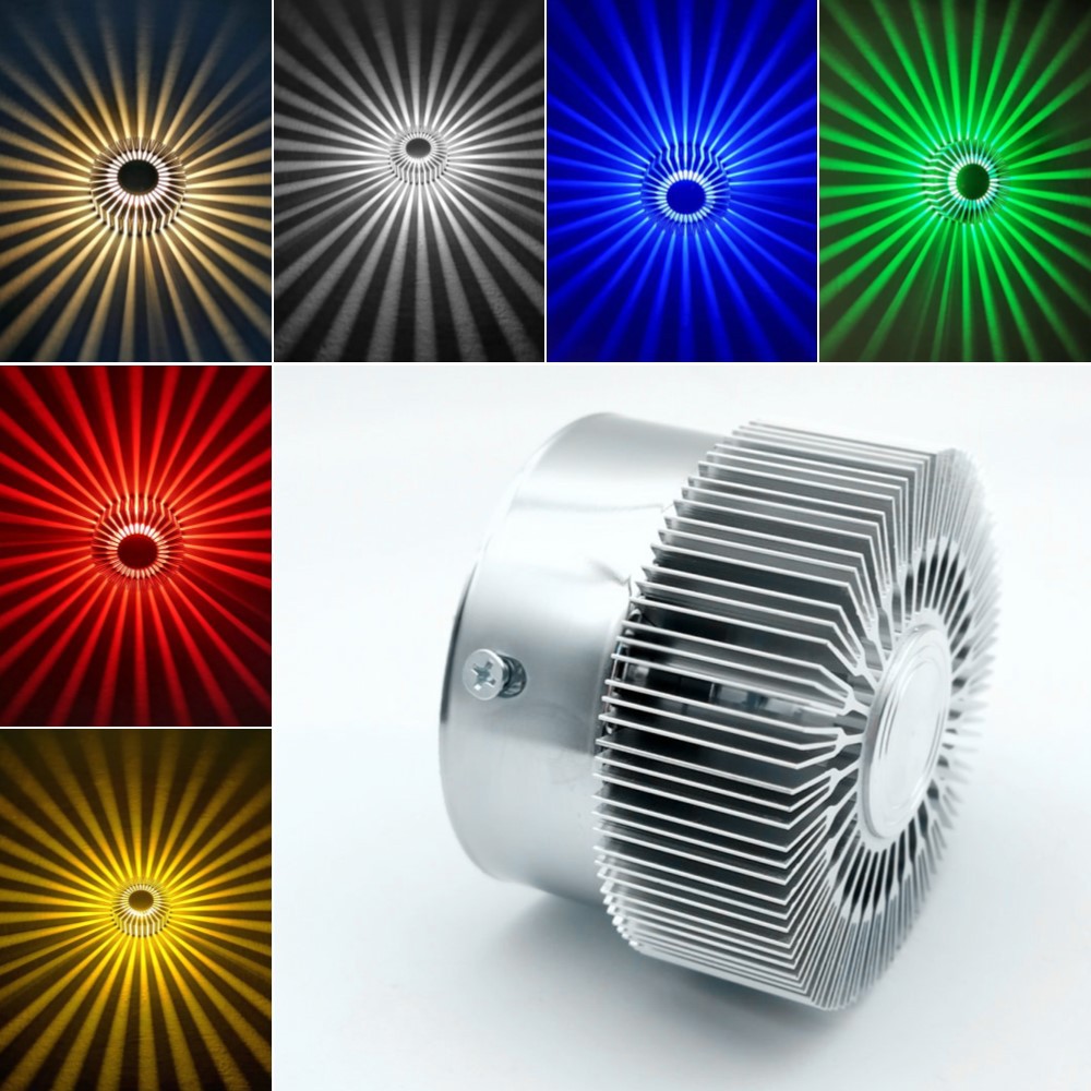 Decor Lighting Discount - 창의적인 LED 복도 벽등 알루미늄 해바라기