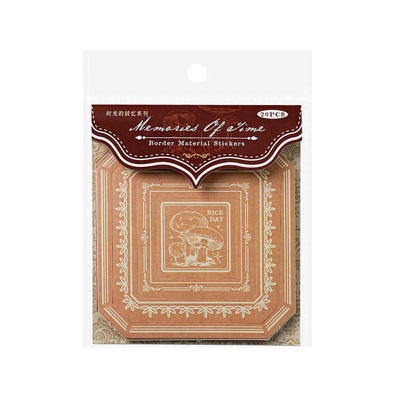 20 시트/팩 스티커 가방 시간 시리즈 프레임 소재의  - Decor Lighting Pack 리뷰 및 가격