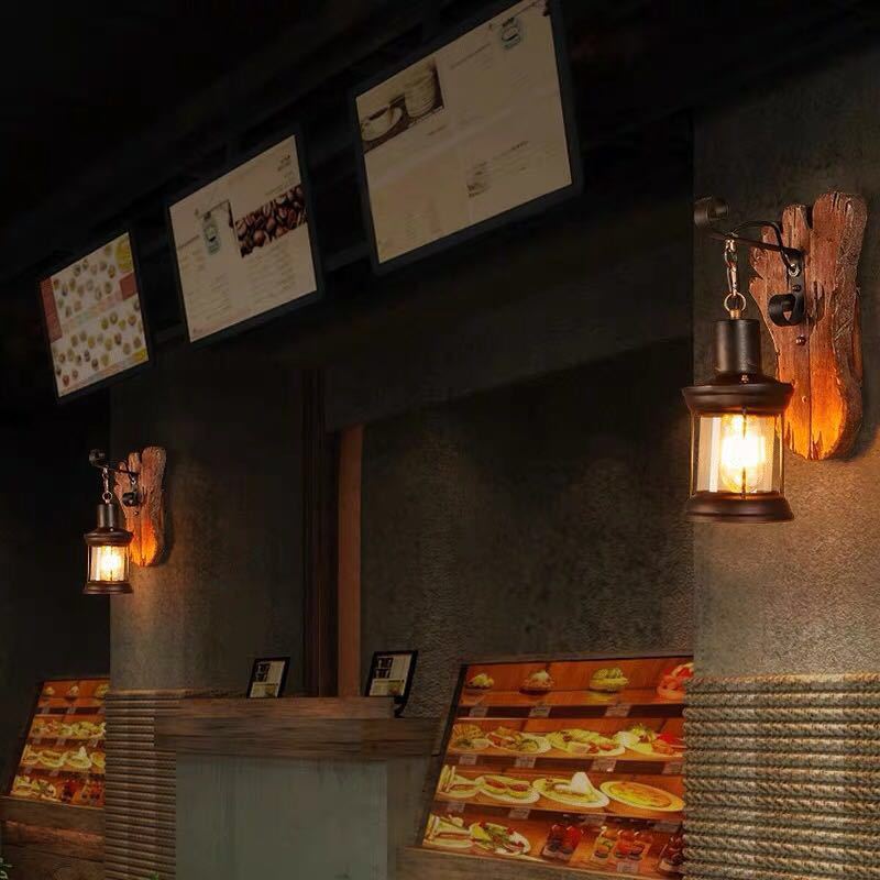 거실에 대 한 나무 벽 램프 나무 LED Sconces - Lighting Decoration On Wall 리뷰 및 가격