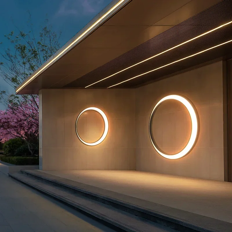 현대 야외 방수 문 벽 램프 빌라 입구 테라스 정원 안 - Lighting Decoration On Wall 리뷰 및 가격