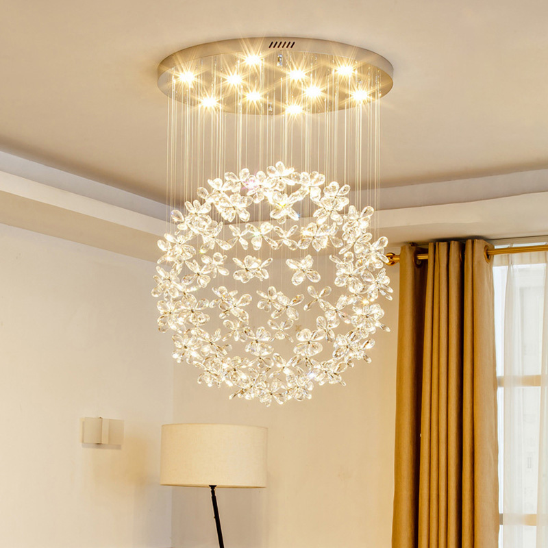 럭셔리 크리스탈 샹들리에 현대식 천장 샹들리에 조명 홈 - Lighting Home Decor Items 리뷰 및 가격