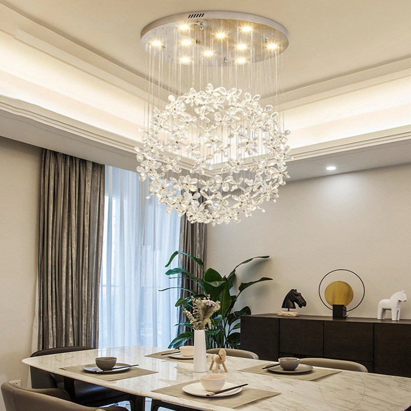 럭셔리 크리스탈 샹들리에 현대식 천장 샹들리에 조명 홈 - Lighting Home Decor Items 리뷰 및 가격