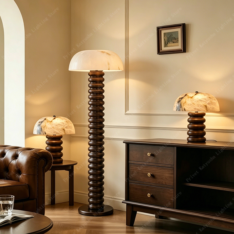 레트로 알라바스터 버섯 모양 테이블 램프, 홈 데코 아 - Lighting Home Decor Items 리뷰 및 가격