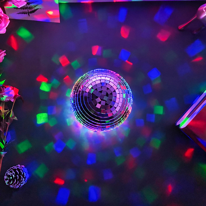 5인치 디스코 미러볼, 유연한 LED 조명, 자동 회전 - Disco Ball Mirror 리뷰 및 가격
