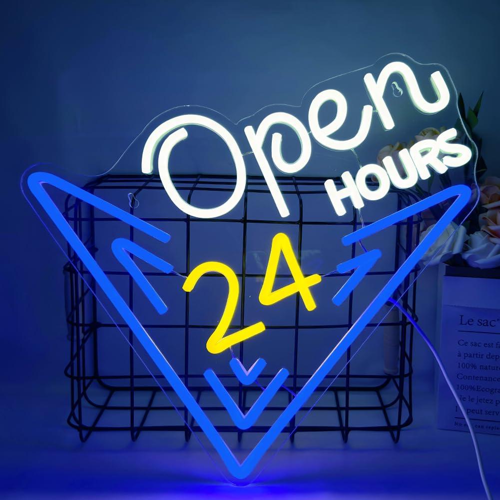 24시간 영업 네온사인 조광 가능 LED 조명 (바,  - Decor Lighting Opening Hours 리뷰 및 가격