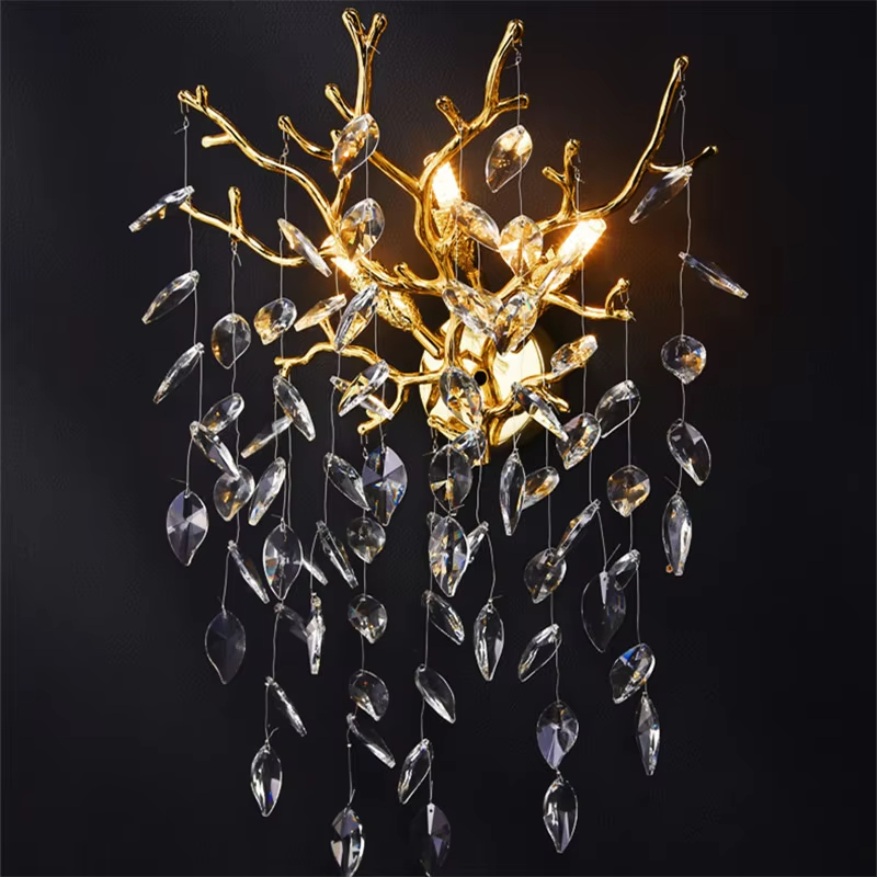 모던 럭셔리 크리스탈 벽 램프, 거실 침실 침대 옆 램 - Lighting Decoration On Wall 리뷰 및 가격