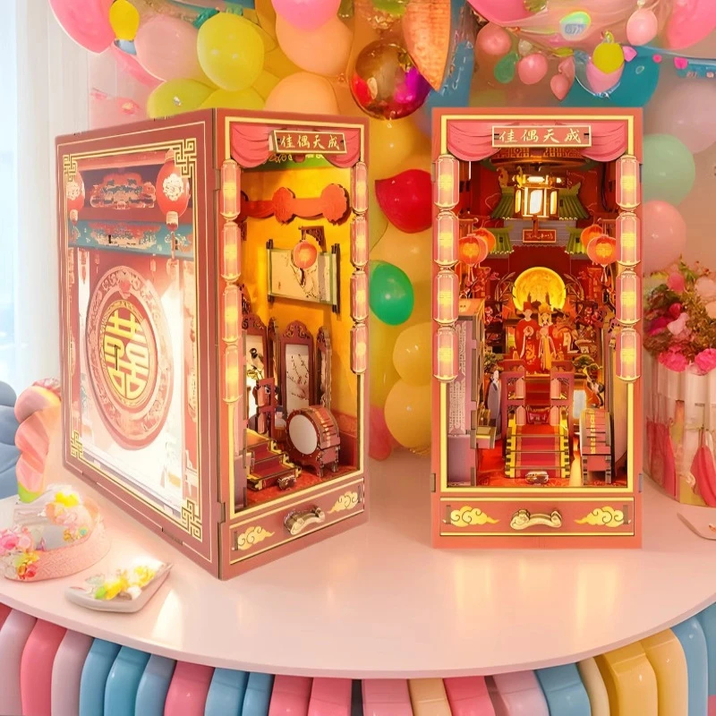 OUZEY DIY 중국식 웨딩 나무 책꽂이 장식 조명  - Lighting Decor For House 리뷰 및 가격