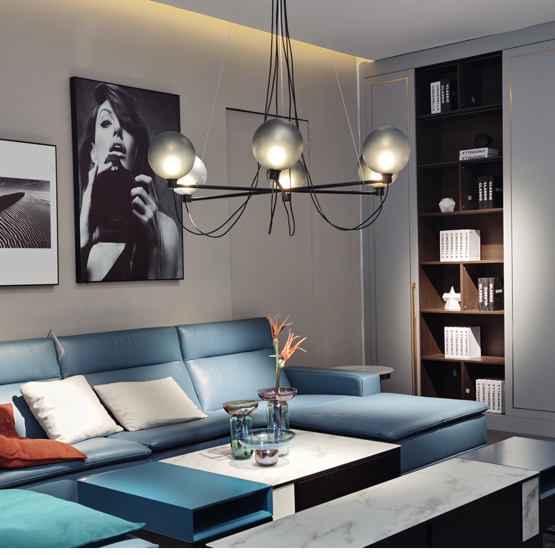 북유럽 스타일 LED 천장 펜던트 램프 창의적인 거실  - Lighting Home Decor Items 리뷰 및 가격