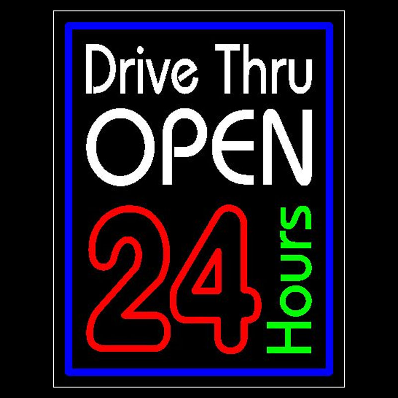 네온 사인 드라이브 스루 오픈 24 시간 네온 불빛 맥 - Decor Lighting Opening Hours 리뷰 및 가격
