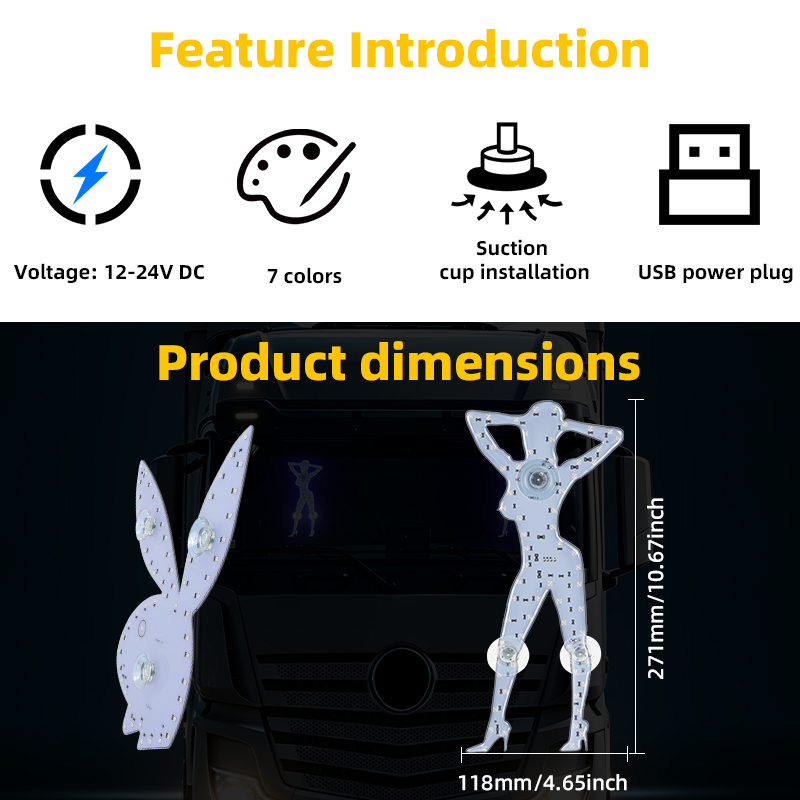 CF 핫세일 LED 트럭 장식등 재미있는 해골 토끼 십 - Decor Lighting Sales 리뷰 및 가격