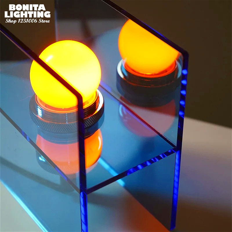 기하학적 아크릴 테이블 램프 모던 미니멀리스트 호라이즌 - Lighting Decor Sunrise 리뷰 및 가격