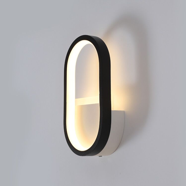 현대적인 북유럽 LED 벽등, 미니멀리스트 블랙 기하학 - Lighting Decoration On Wall 리뷰 및 가격