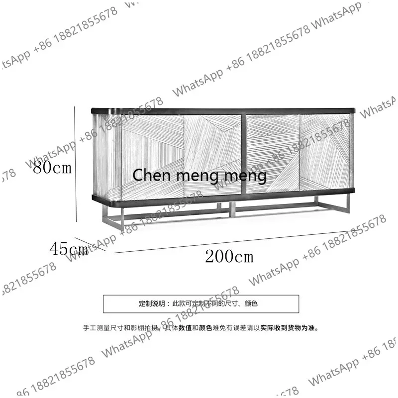 TTT 할인 프랑스 레트로 다이닝 사이드 캐비닛 원목  - Decor Lighting Discount 리뷰 및 가격