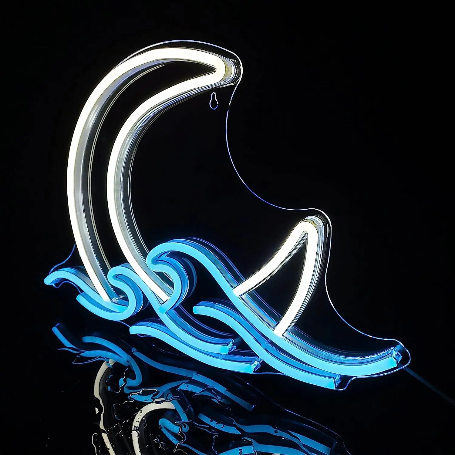 네온 사인 바다 위의 달 네온 불빛 황혼의 파도 LED - Neon Sign Custom Led 리뷰 및 가격