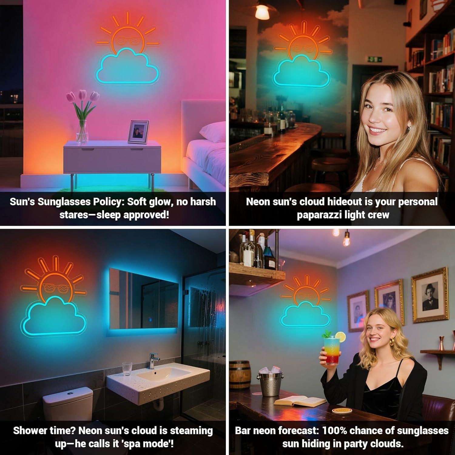 일출 일몰 네온사인 USB 전원 LED 조명 침실 거실 - Lighting Decor Sunrise 리뷰 및 가격