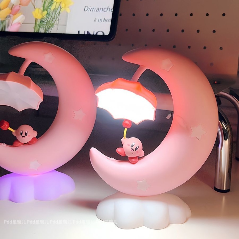 귀여운 커비 달빛 무드등, 카와이 침실 침대 옆 램프, - Led Moon Lamp 리뷰 및 가격