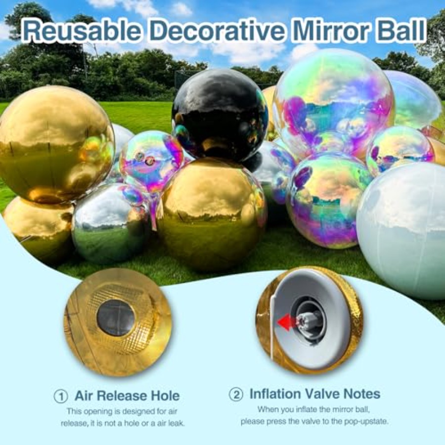 대형 행사 장식 파티 콘서트 무대 웨딩 장식용 3개 실 - Disco Ball Mirror 리뷰 및 가격