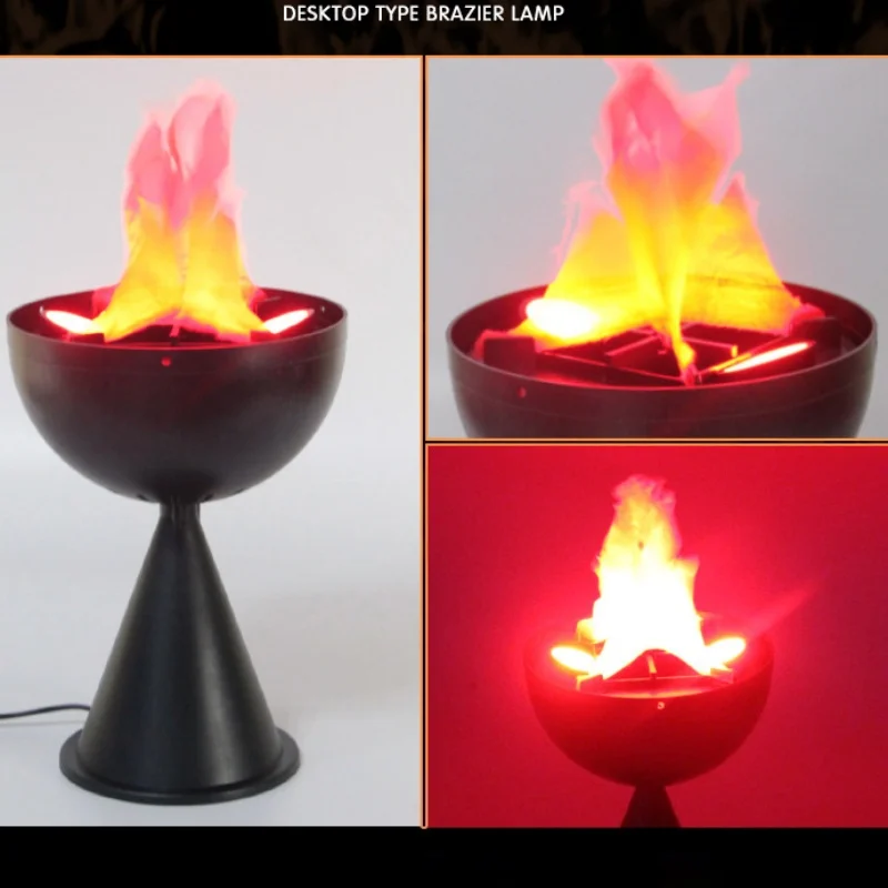 3D 가짜 불꽃 램프 시뮬레이션 화로 장식 전기 불꽃  - Lighting Decor For House 리뷰 및 가격