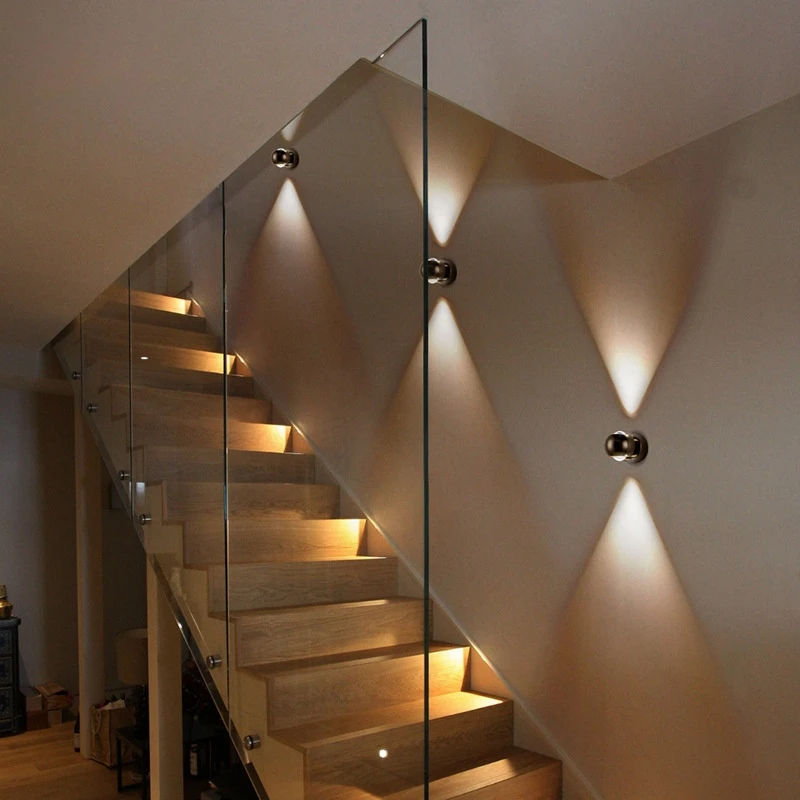 북유럽 디자이너 현대 미술 알루미늄 유리 LED 벽 램 - Lighting Decoration On Wall 리뷰 및 가격