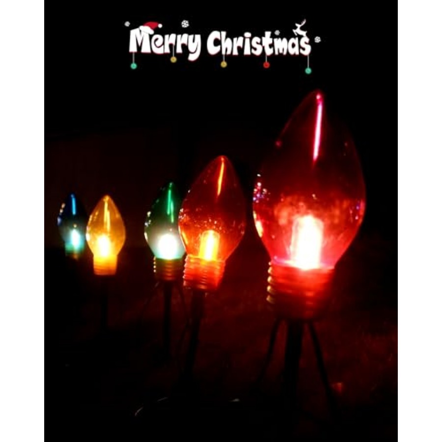 10개의 조명이 있는 점보 C9 패스웨이 크리스마스 조 - Decor Lighting Pack 리뷰 및 가격