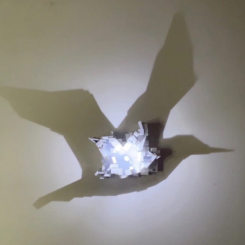 드롭쉬핑 3D 라이트 섀도우 무드등, 인터랙티브 무드등 - Lighting Decoration On Wall 리뷰 및 가격