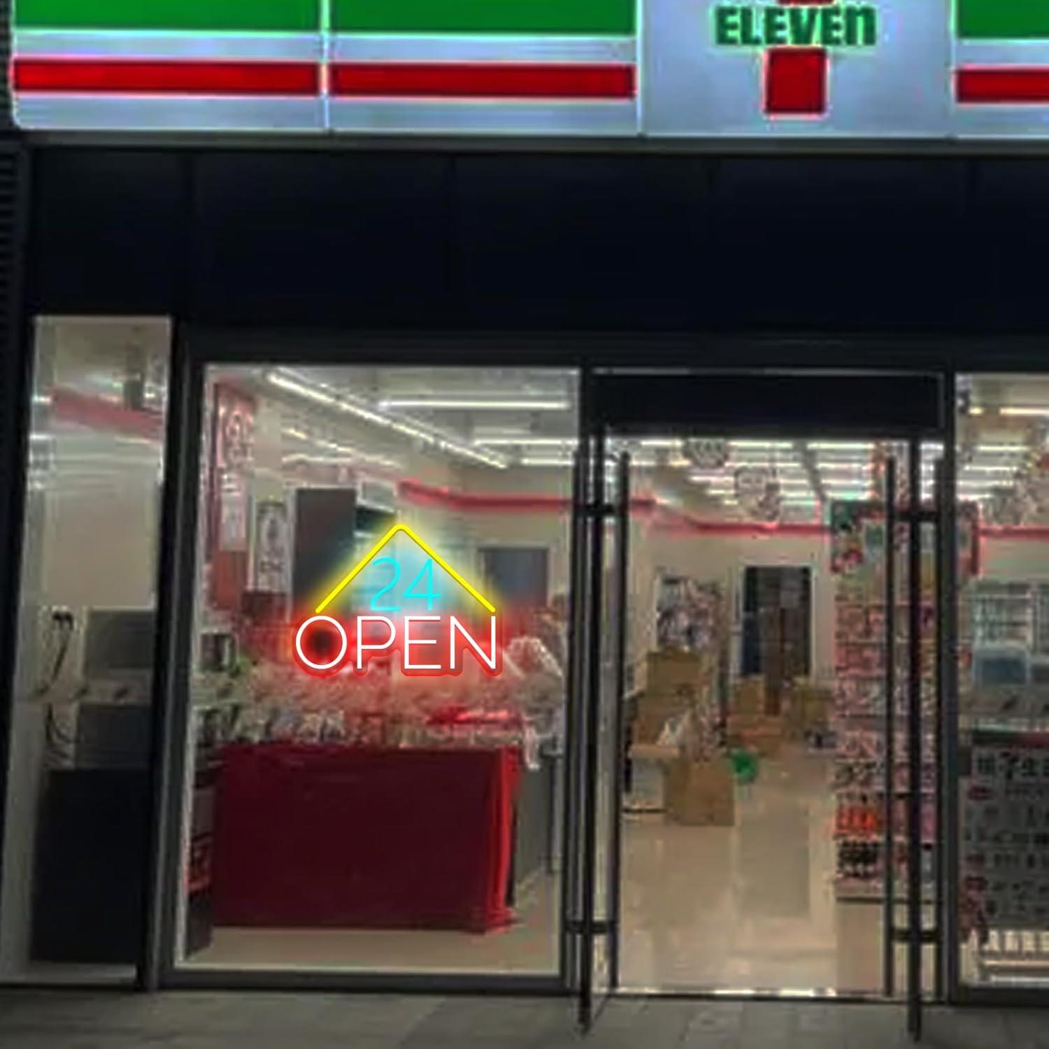 24시간 영업 네온사인 USB 전원 LED 조명, 사업 - Decor Lighting Opening Hours 리뷰 및 가격