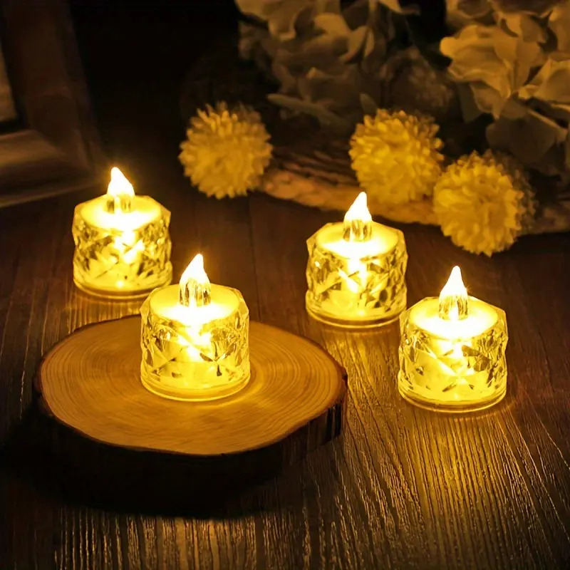 12팩 무화염 LED 티라이트 양초, 할로윈 크리스마스 - Decor Lighting Pack 리뷰 및 가격