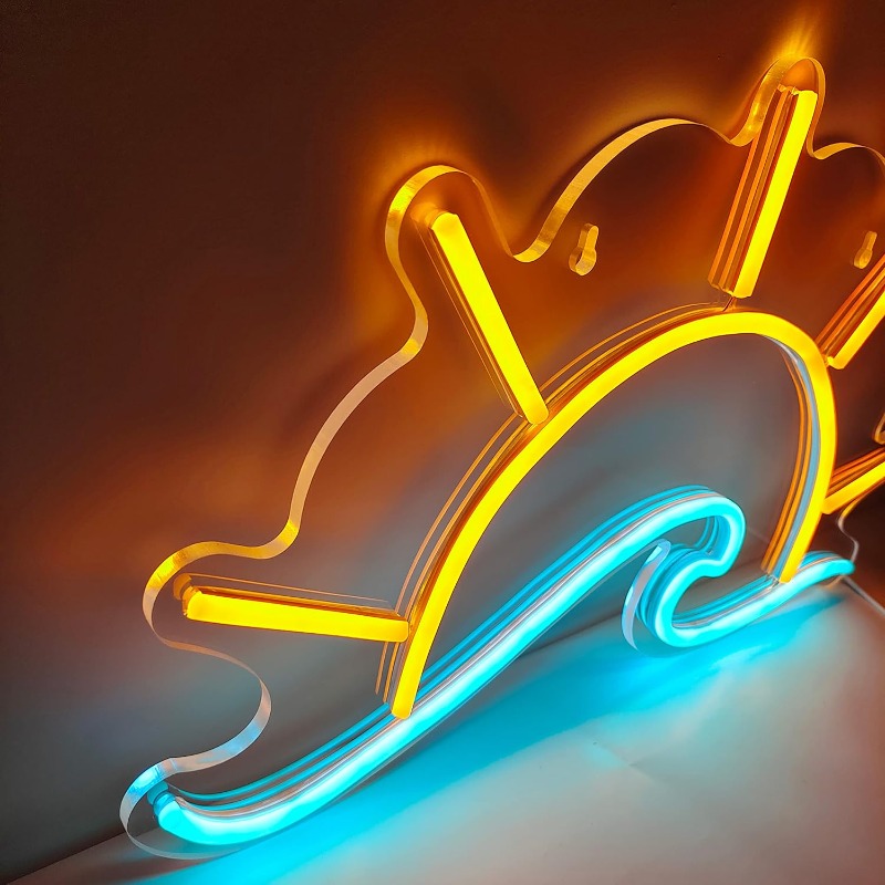 일몰 일출 네온사인 바다 위의 태양 네온 조명 웨이브  - Lighting Decor Sunrise 리뷰 및 가격
