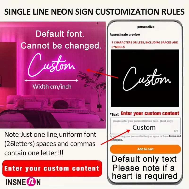사용자 정의 이름 네온 사인-USB 디밍이 가능한 LE - Neon Sign Custom Led 리뷰 및 가격