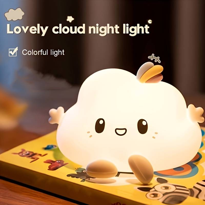 구름 야간 조명, 터치 제어 조광, 충전 및 타이밍,  - Lighting Table Decor 리뷰 및 가격