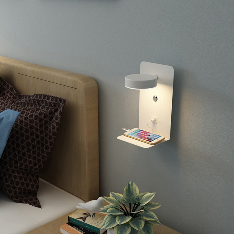 침실용 LED 벽 램프, USB 충전 벽 조명, 거실  - Lighting Decoration On Wall 리뷰 및 가격