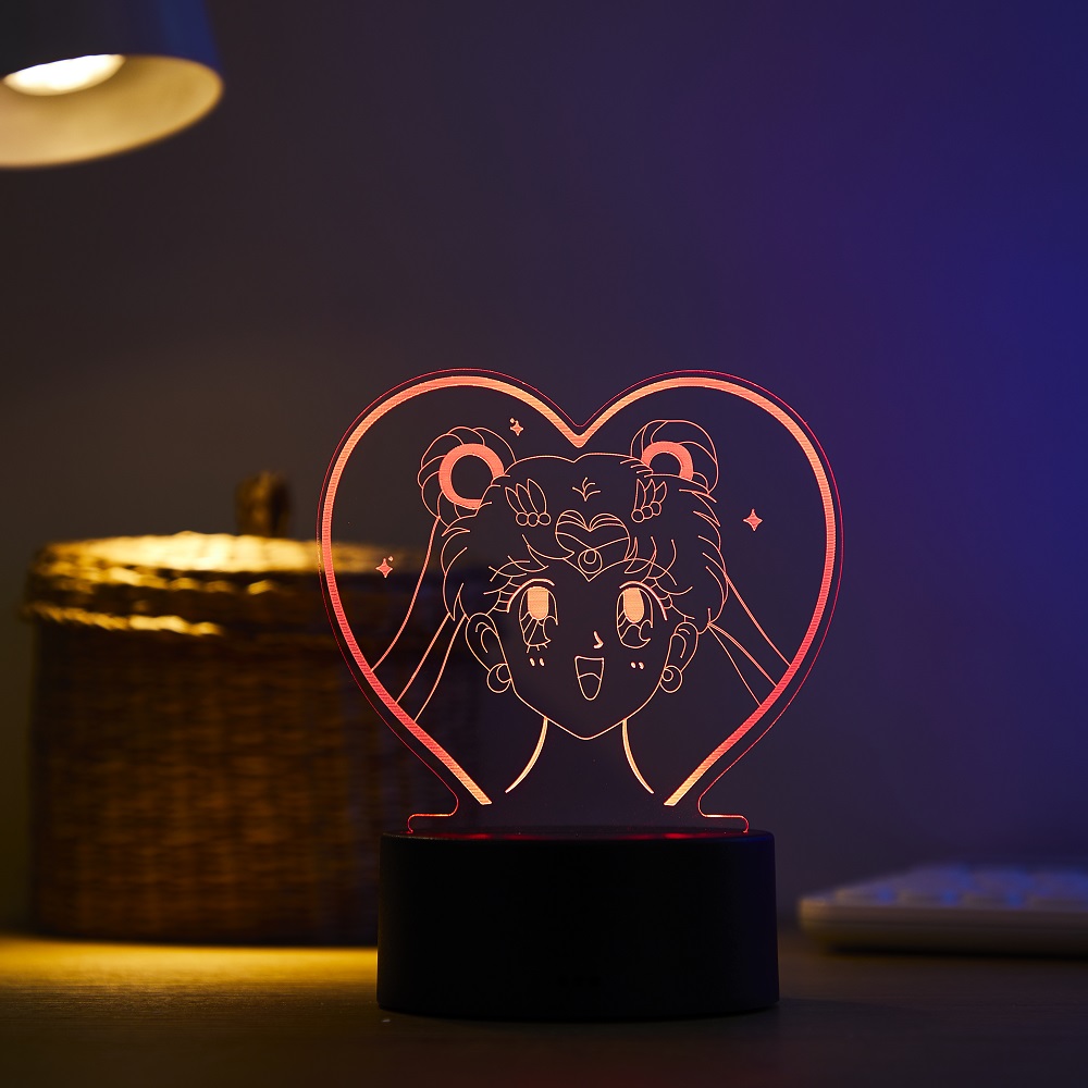쿠로키 우사기 3D LED 무드등 리모컨 포함 아크릴  - Led Moon Lamp 리뷰 및 가격