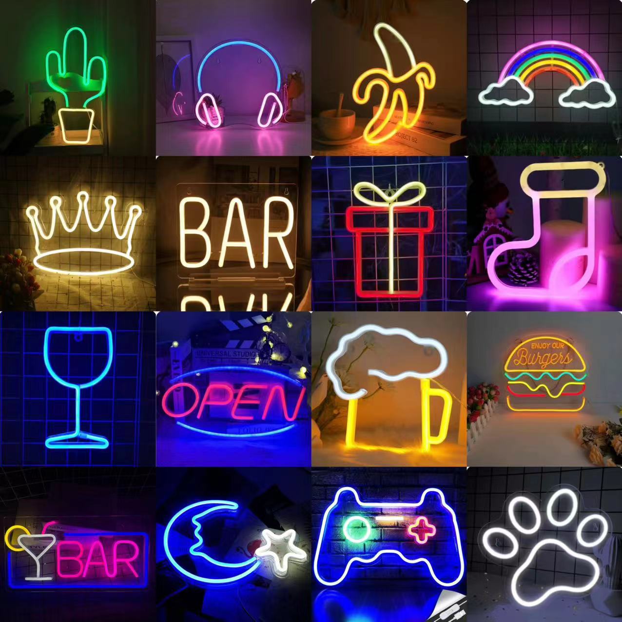 맞춤형 LED 네온사인 (USB/배터리 사용) - 바, - Neon Sign Custom Led 리뷰 및 가격