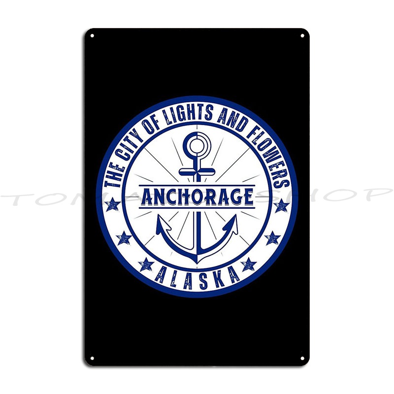 앵커리지 알래스카 조명과 꽃의 도시 금속 명판 바 벽  - Decor Lighting Anchorage 리뷰 및 가격