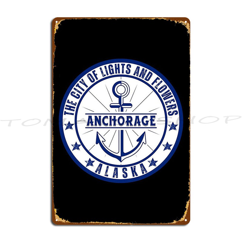 앵커리지 알래스카 조명과 꽃의 도시 금속 명판 바 벽  - Decor Lighting Anchorage 리뷰 및 가격